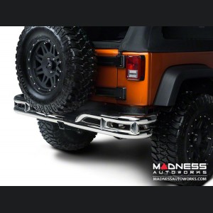 Jeep Wrangler JK Double Tube Bumper - Rear - Stainless Steel